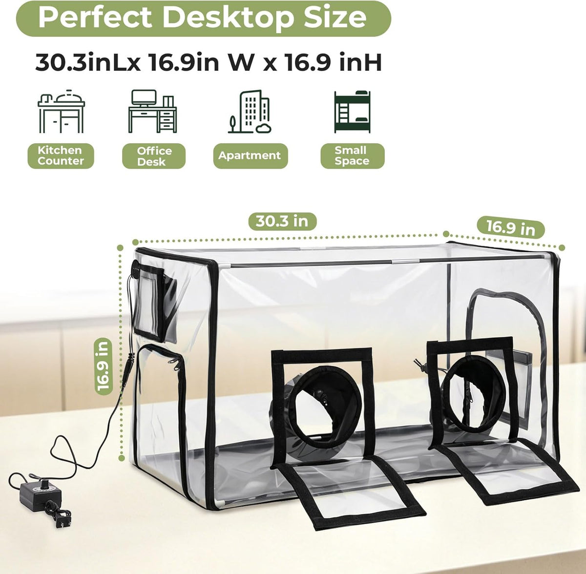 InnovifyHub Tabletop Mushroom Growing Tent Kit