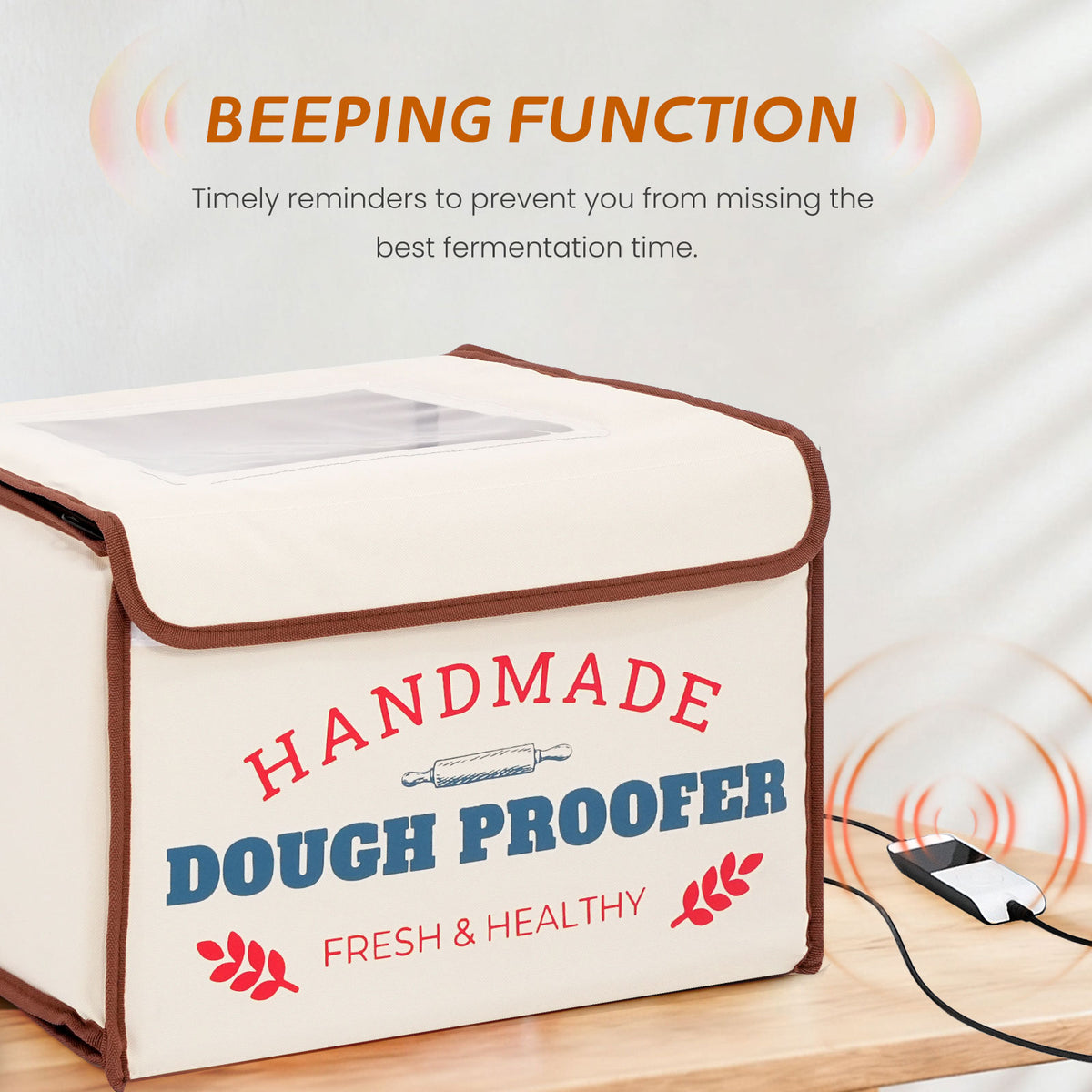 InnovifyHub Dough Proofing Box - Medium Size - 50~130℉