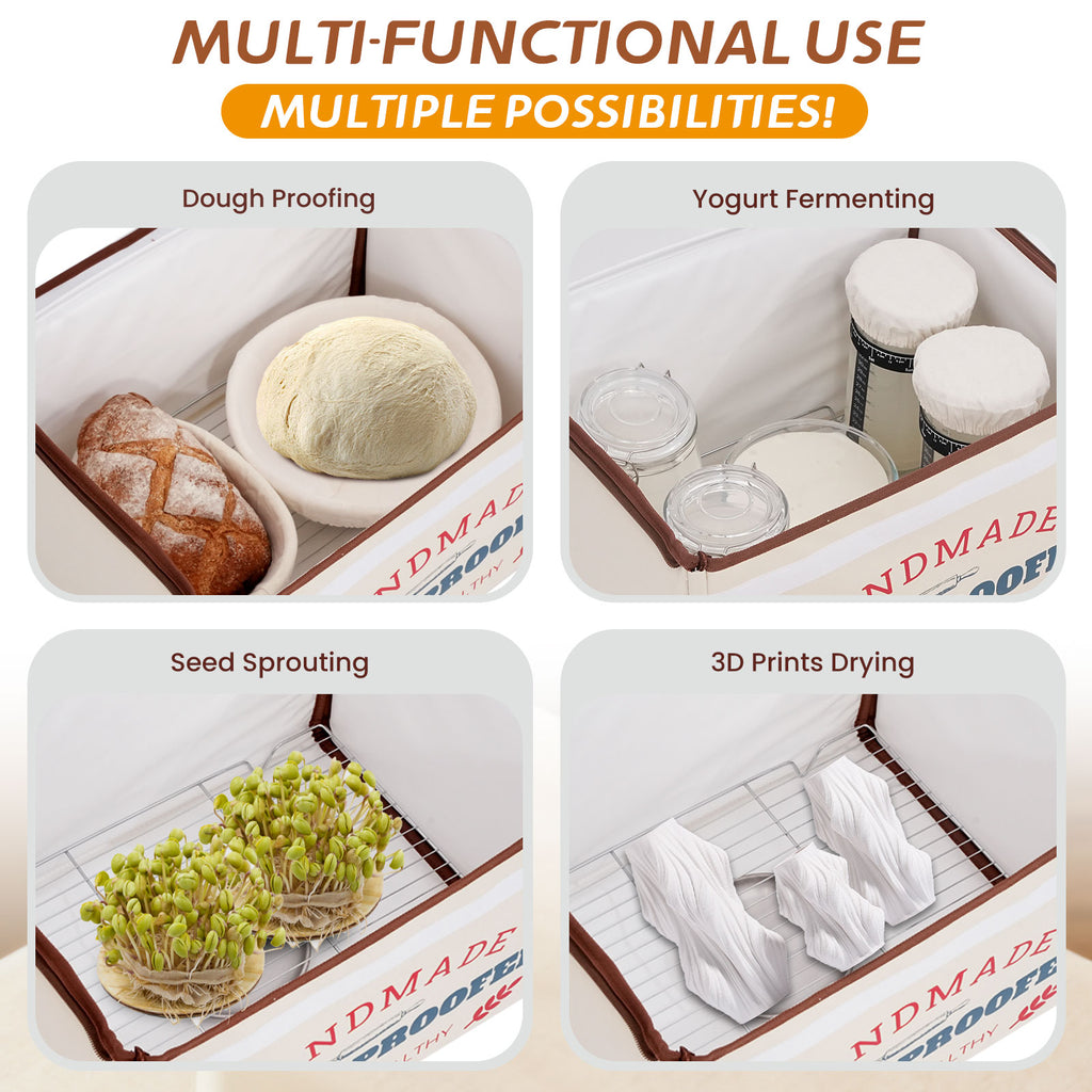 InnovifyHub Dough Proofing Box - Medium Size - 50~130℉
